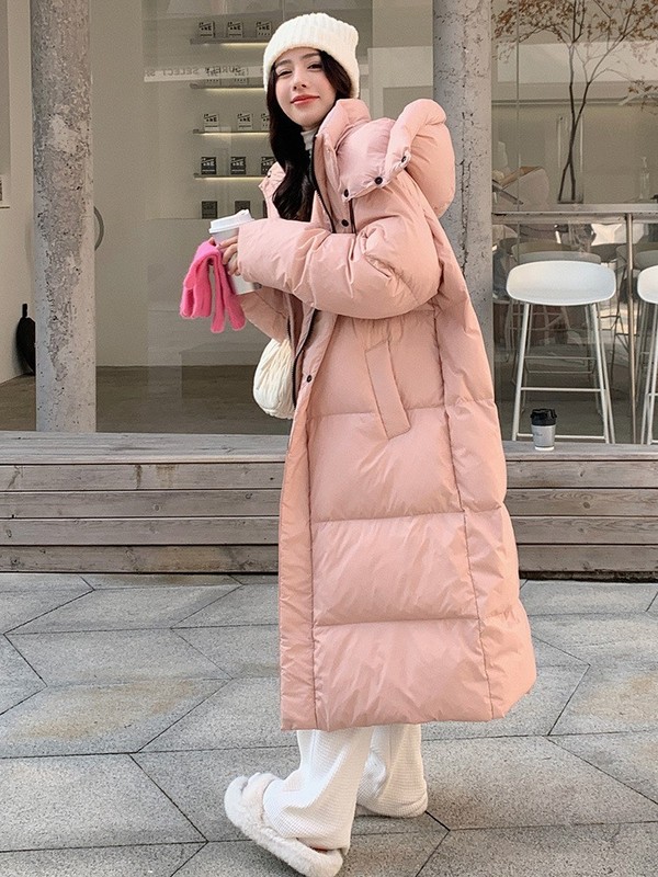 反季加厚羽绒棉衣棉服女韩版过膝oversize学生棉袄外套2025年新款|undefined
