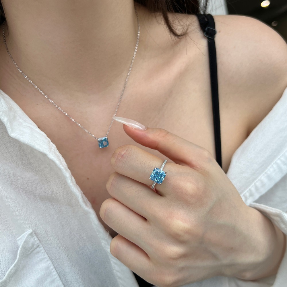 4g Weight Zircon Inlay Material Rings Classification 1 Piece Quantity Holiday, Daily Occasion 925 Sterling Silver Material Geometric Pattern Women's Gender Plating Design Elegant, Glam Style 925 Sterling Silver Zircon Geometric Rings 925 Sterling Silver Rings 17