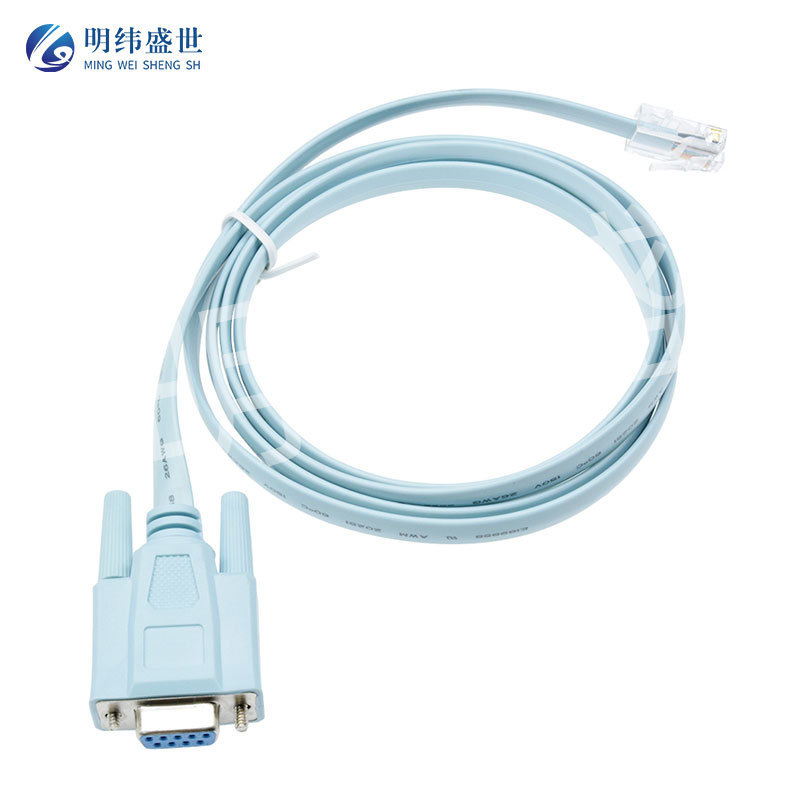 RJ45 to serial port 9-hole Crystal Head adapter RJ45 to RS232 line network port to serial port Console line RJ45 to serial port 9-hole Crystal Head adapter RJ45 to RS232 line network port to serial port Console line