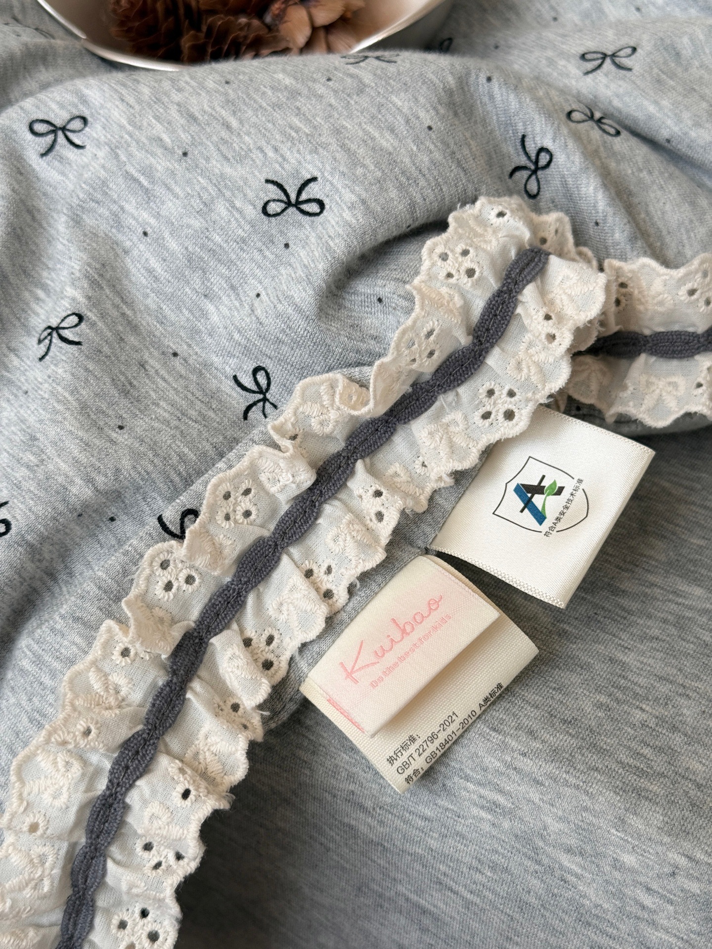 Nordycka pościel z dzianiny bawełnianej w stylu boho vintage_voghion.com