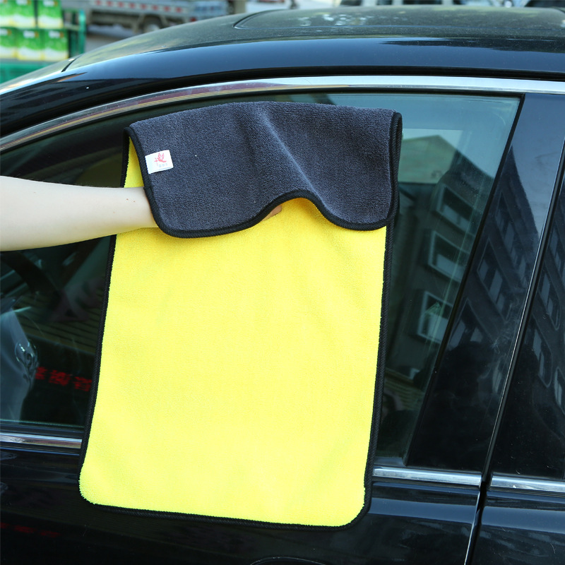 汽车毛巾专用擦车巾珊瑚绒超细纤维不掉毛吸水无痕洗车布厂家批发|ru