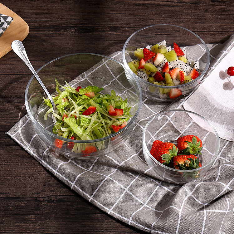 Glass tableware for home use for food