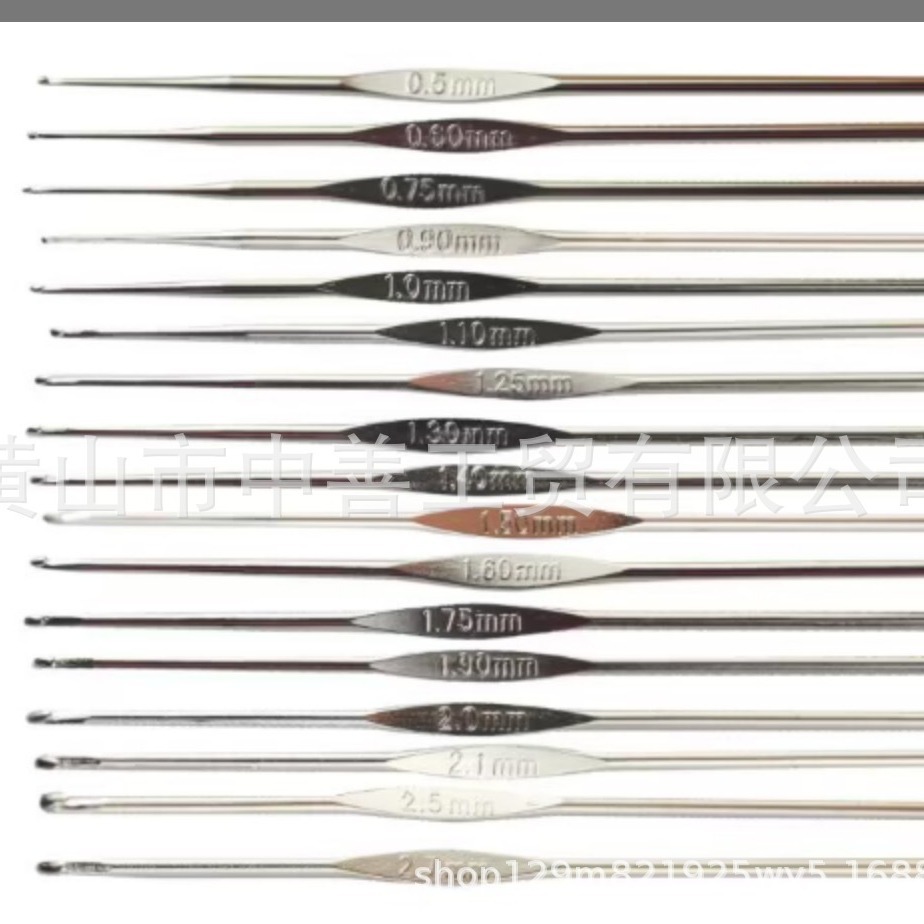 Cross-Border accesorios de tejer a mano de lana de ganchillo de encaje herramienta de bricolaje Tamaño pequeño ganchillo 9 mango suave traje de ganchillo