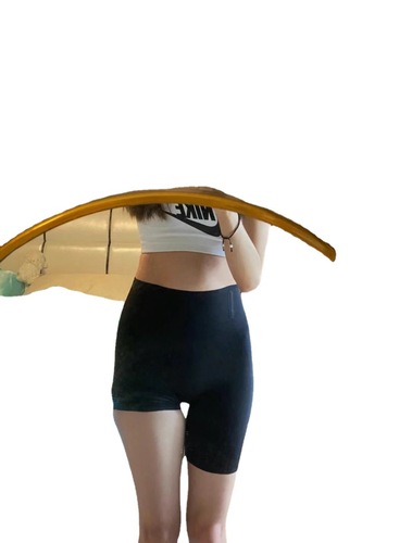 Kaka Same Style Floating Cross Hip-lifting Pants 3.0 Anti-slip Anti-roll Edge-control Abdominal Shaping Waist-cinch Hip-lifting Body Shaping Pants