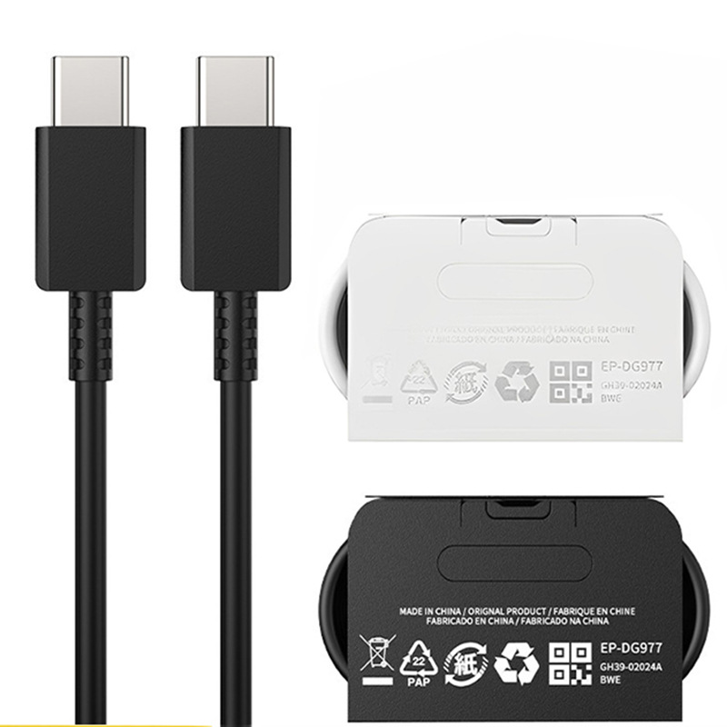 Suitable for Samsung S20 Note10 Mobile Phone Super Fast Charger 45W Super Fast Charging 25W Dual Typec Data Cable
