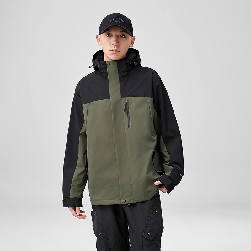 Luotuo ropa de asalto al aire libre para mujeres a prueba de salpicaduras 3 - en - 1 desmontable montaña ropa de montaña abrigo impermeable a prueba de viento y cálido