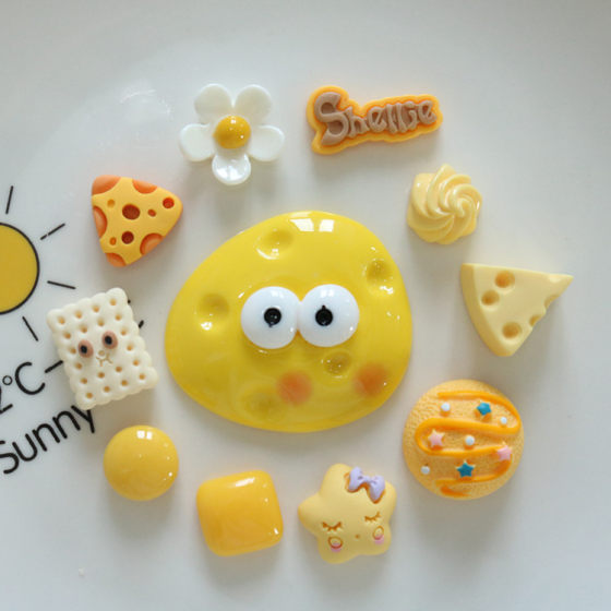 Cheese hole shoes resin jewelry accessories wholesale DIY material shoe decoration material patch North 11