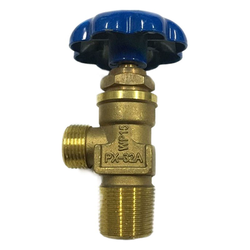 PX-32A Национальный стандарт аргоновая Головка блока цилиндров шток клапана с проволочным сердечником клапана резиновое уплотнение барабана медное кольцо ручное колесо клапан для бутылок медные аксессуары