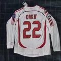 0607ac away game long-sleeved customized no. 22 + champions league armband