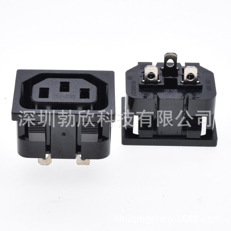 供应电源插座 IEC 三极插座 电源母座 卡式母座 电源座 SS-130