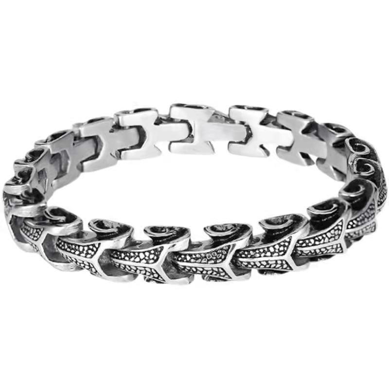 Męska bransoletka cuban link ze stali nierdzewnej_voghion.com