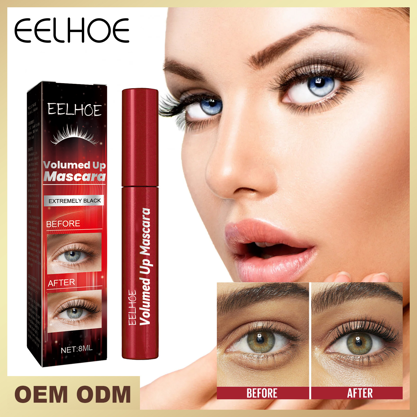 Mascara idratante, ricci lunghi, neri, belli, naturali, senza trucco, occhi neri_voghion.com