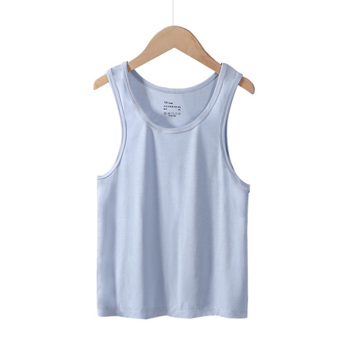 Ecos children's vest three-piece boy's summer vest bottoming top medium and large children's sleeveless vest children's clothing