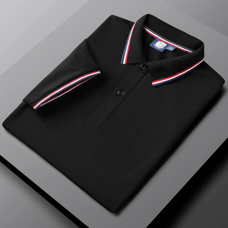 Polo, elastic T-shirt, with short sleeve