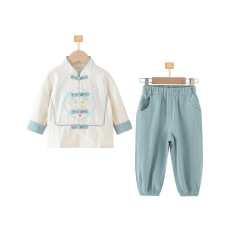 Children's Hanfu Wholesale Grab First Birthday Suit Boys' Hanfu Chinese Style Retro Spring and Autumn Ancient Costume Children's Clothing Confucianism 