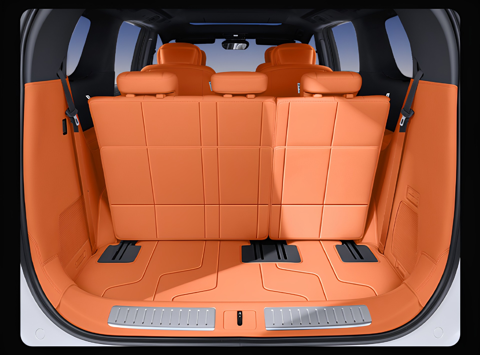 Suitable for Hongmeng Zhixing Zhijie V9 Trunk Mat, Full Coverage Trunk Mat for 26 Car Models, Interior Modification Accessories