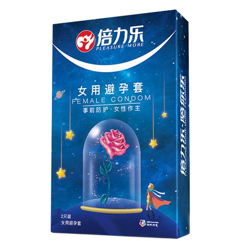 Beilile condón femenino 2 paquete beilile condón femenino adulto productos sexuales entrega al por mayor