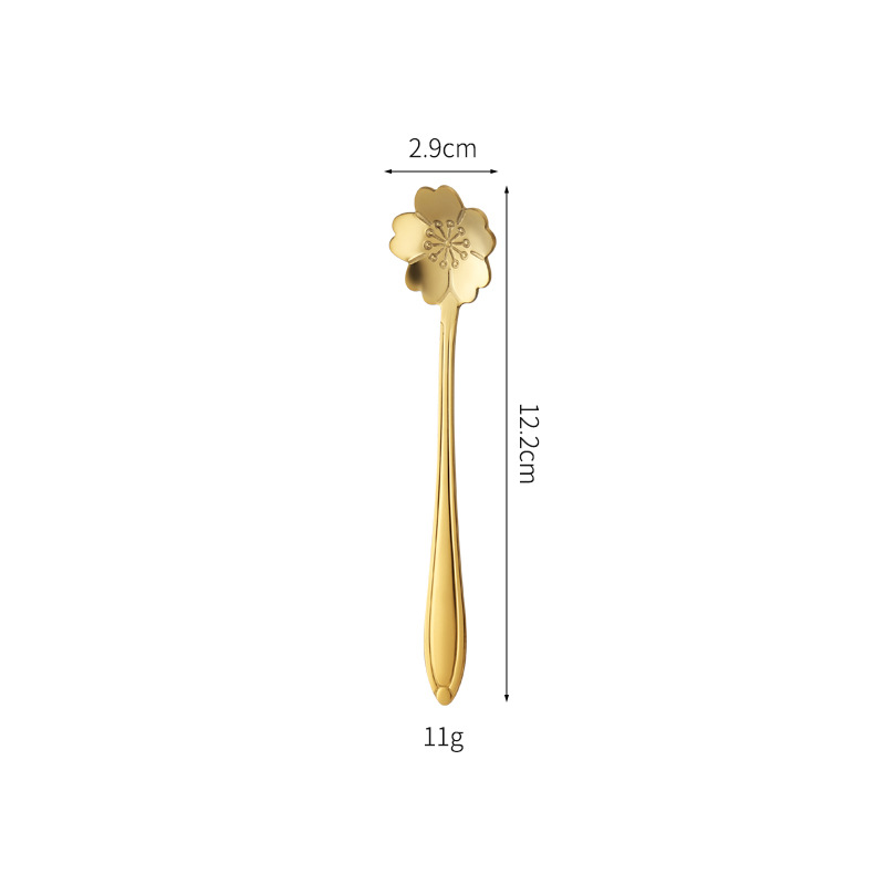 황금빛 짧은 벚꽃 12.5cm