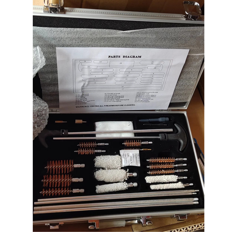 多规格清洁刷套装工具多功能管刷清洁通条刷铝杆铜刷棉刷铝合金箱