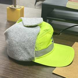 直接工厂成人儿童棒球帽夜间反光安全防护帽子成人反光五片棒球帽