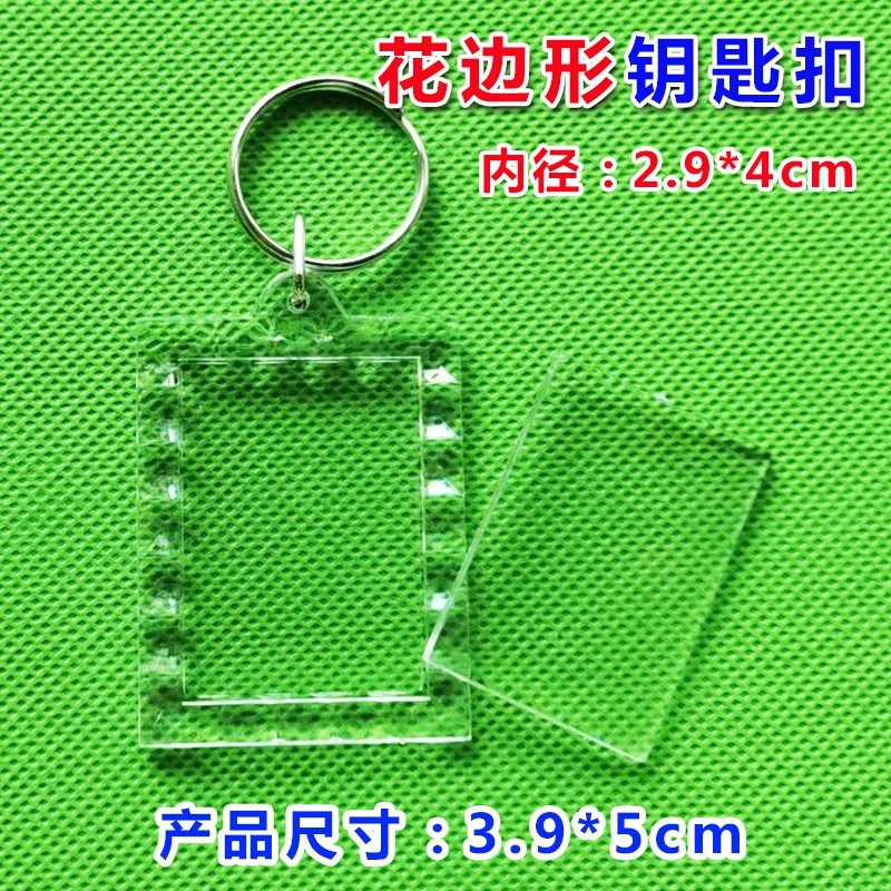 Protective amulet, keychain, bag, transparent pendant, DIY