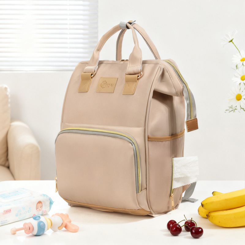 Mommy bag is a large-capacity, multi-functional mother and baby bag that is lightweight and stylish, suitable for going out, with an insulated milk powder bag and customizable logo Mommy bag is a large-capacity, multi-functional mother and baby bag that is lightweight and stylish, suitable for going out, with an insulated milk powder bag and customizable logo