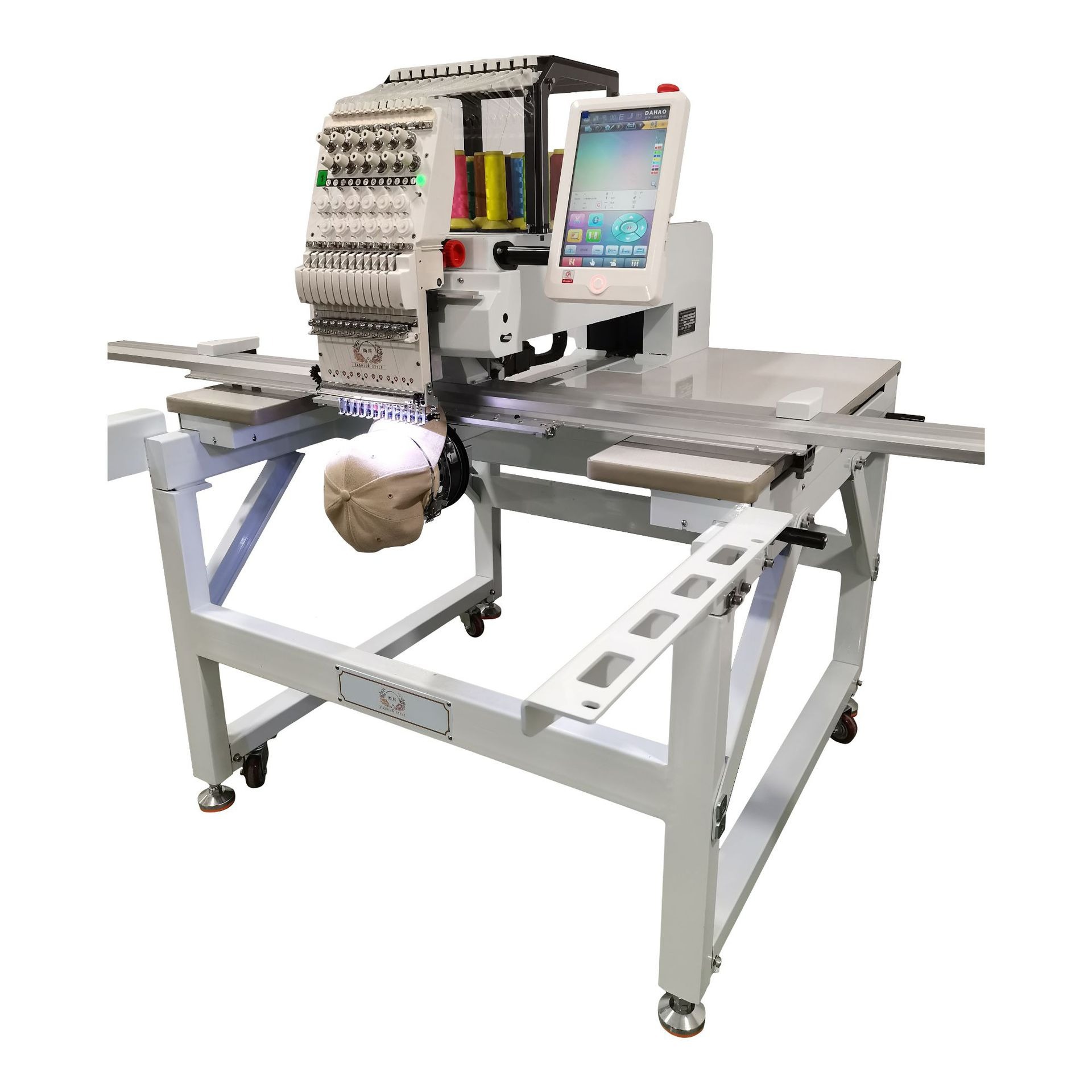 Fabricante personalizado Shangchen suministro de máquina de bordado de computadora de cabeza de caballo automático multifuncional gran máquina de bordado comercial