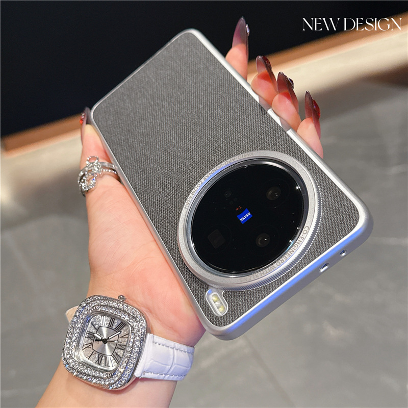 Compatible denim matte blue design light and thin phone case *S…