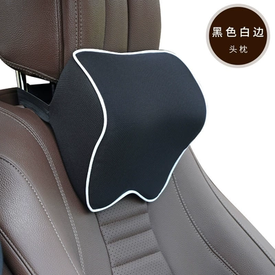 Headrest Car Headrest Neck Pillow - black-white-edge-232410cm