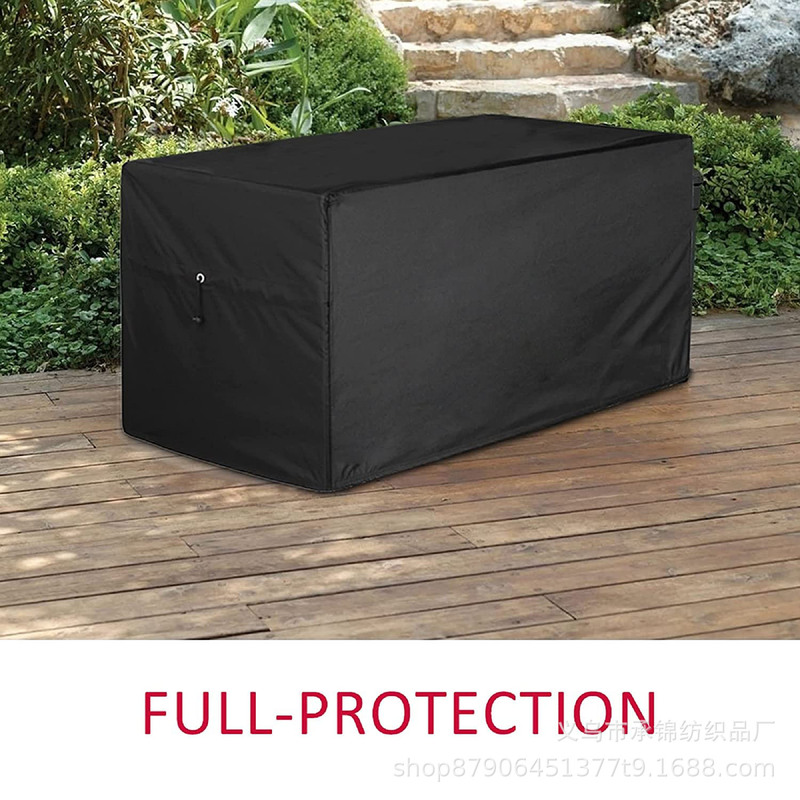 Deck box cover outdoor dust cover waterproof UV proof deck box cover outdoor deck box protective cover