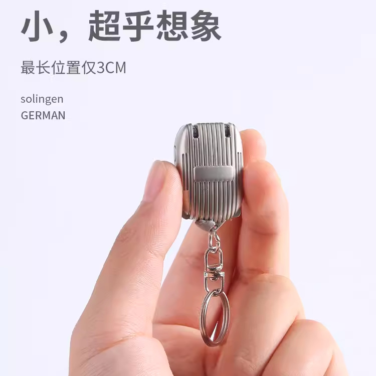 mini folding nail clippers stainless steel portable manicure tool nail clippers suit creative keychain accessories
