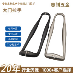 304ステンレスガラスの取っ手はホテルの玄関の手すりを厚くして、ドアのないドアの大きな取っ手を押します。