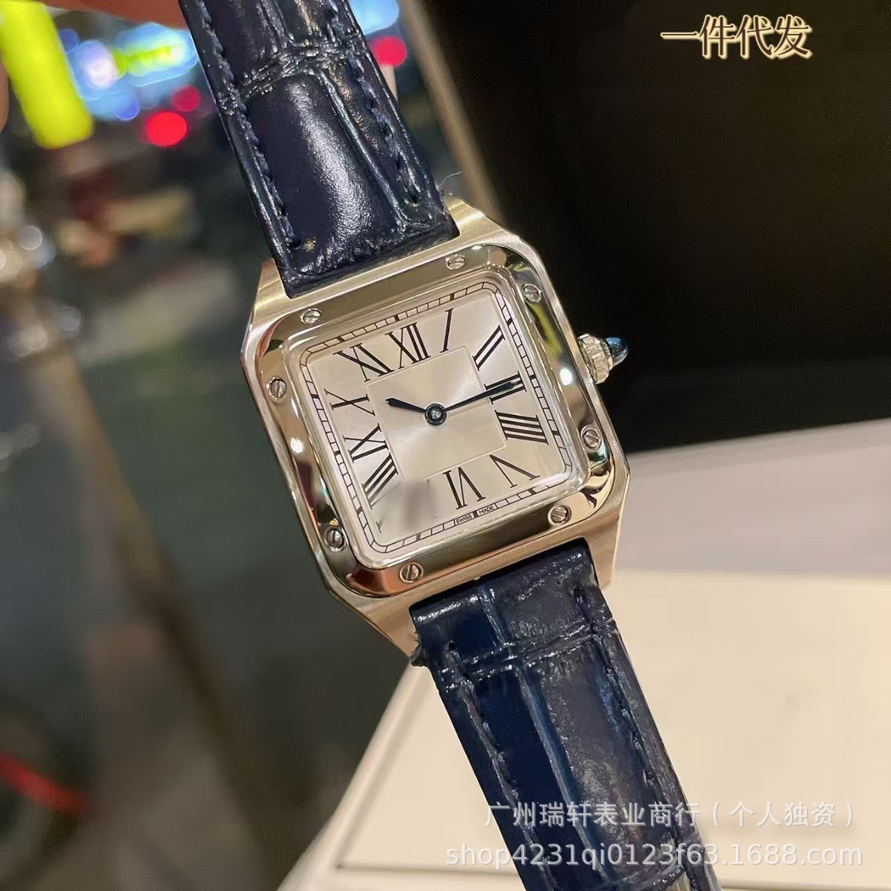 Wholesale Micro-Business Kajia Dumon Series Tank Watch Santos Couple Watch Square Quartz Wristwatch