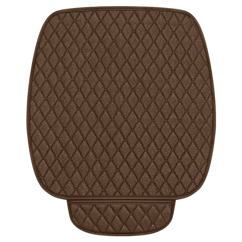 Cojín del asiento del coche cojín del asiento de lino cojín del asiento trasero del coche de tres piezas cuatro estaciones cojín del asiento universal tapa de la cabeza del asiento del coche