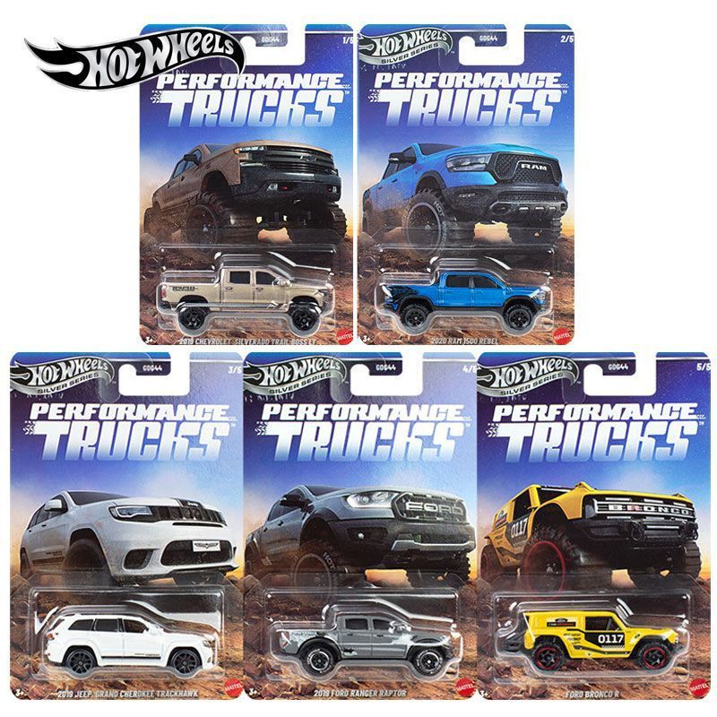 Hot Wheels Silver Label High-Performance Sport Pickup Alloy Car Collectible Model Ford Dodge Chevrolet Gdg44 Hot Wheels Silver Label High-Performance Sport Pickup Alloy Car Collectible Model Ford Dodge Chevrolet Gdg44