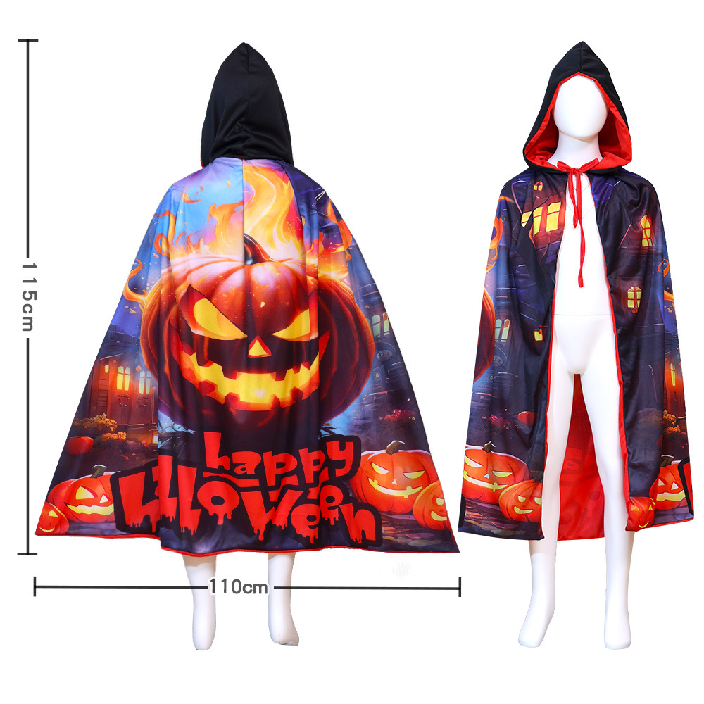 불꽃 호박 망토-소형