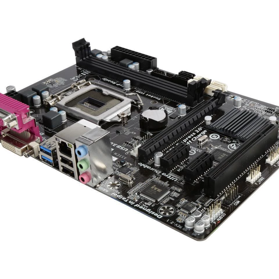 Подходит для материнской платы Gigabyte GA-B85M-D3V для настольного ПК, поддержка LGA1150, DDR3, форм-фактор mATX