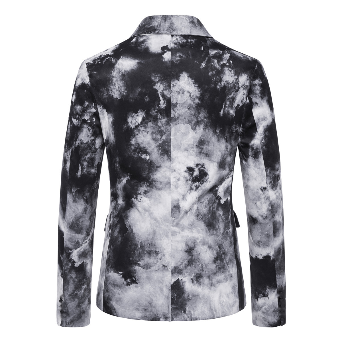 Vente chaude nouvelle jeunesse hommes à la mode imprimé boutonnage costume décontracté veste une pièce pour les hommes_voghion.com