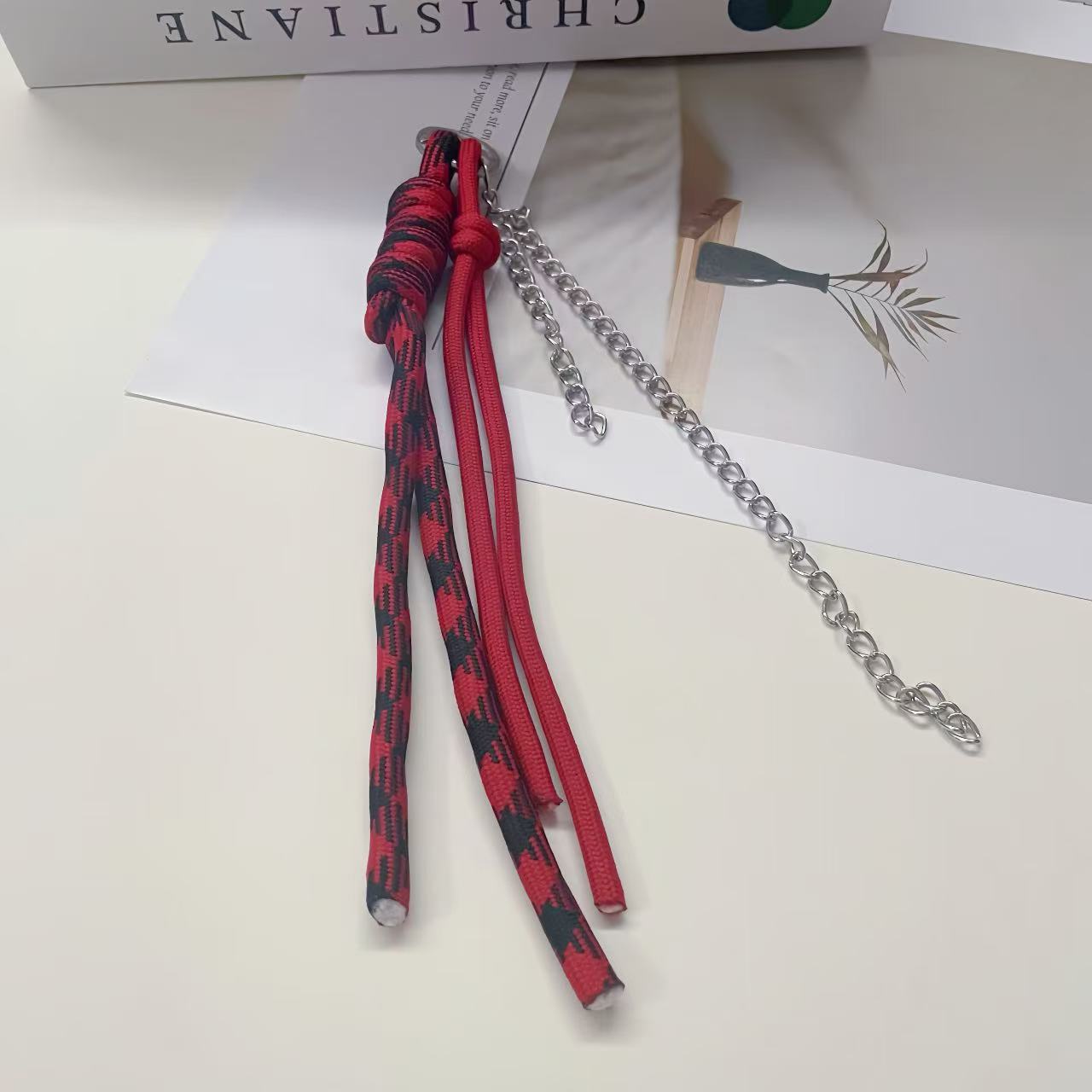 레드 블랙 도트 로프