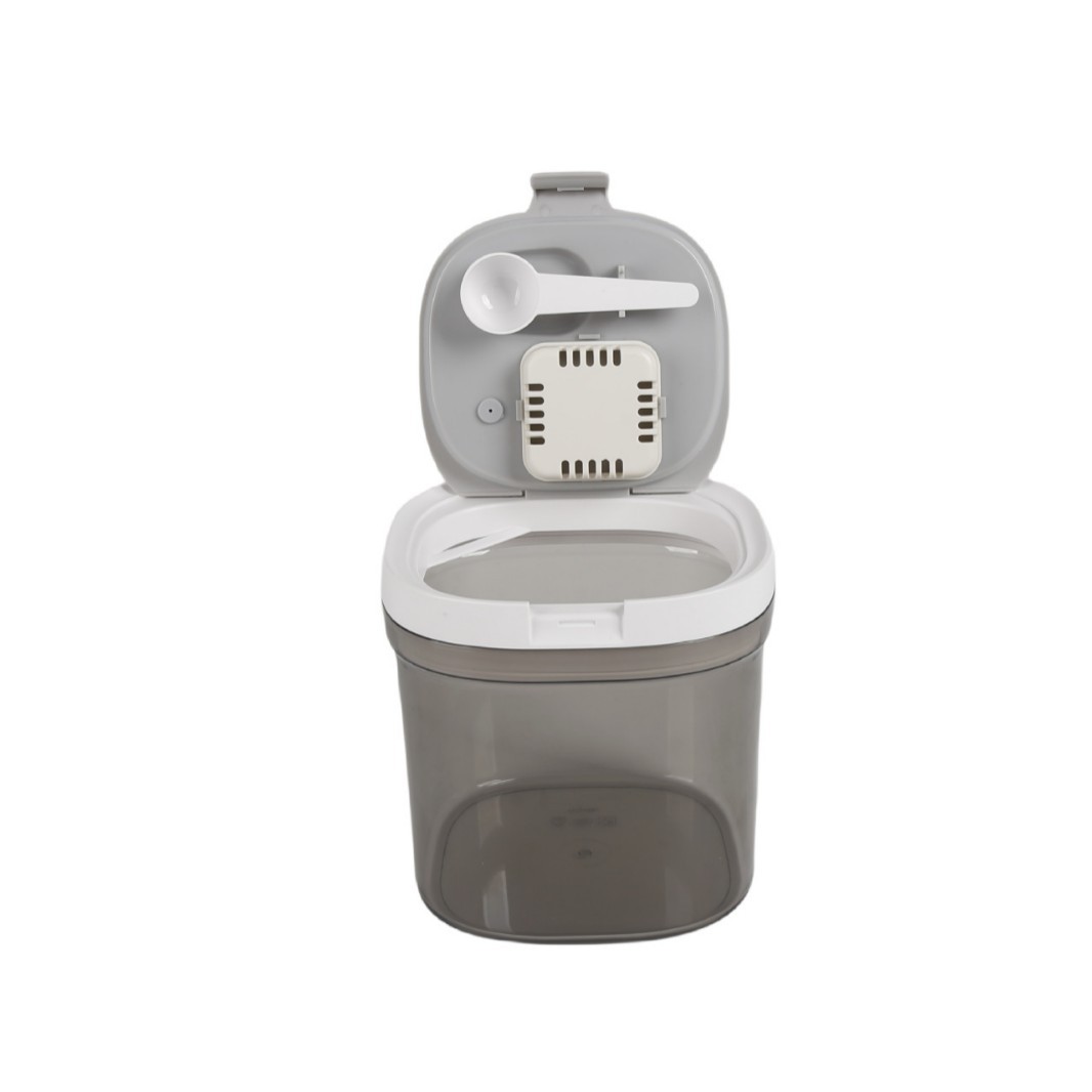 Manufacturer Customized Plastic Milk Powder Cans, Milk Powder Measuring Spoon, Complementary Food Box, Tea-Colored Light-Blocking Maternal and Infant Model, Plastic Milk Powder Cans