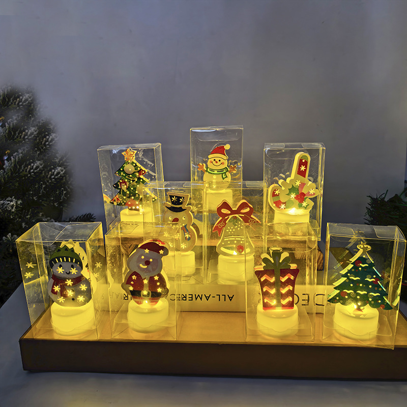 Lámpara de Vela Electrónica LED Hierro, Decorativo, para Navidad image 3