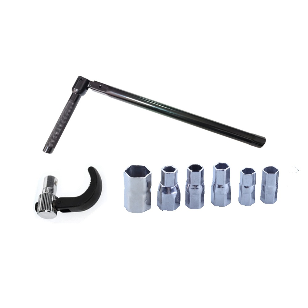 Kehong Fábrica de Herramientas llave de tubo llave grifo de reparación de la media luna del fregadero 7 UNID