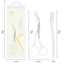 眉刀眉剪;睫毛夹;粉扑、美妆蛋