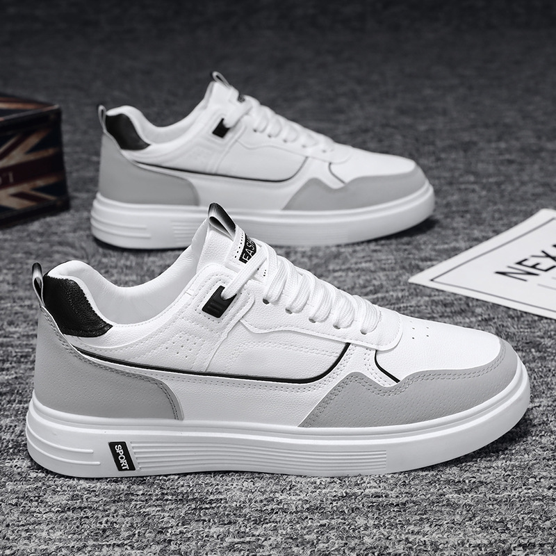 Zapatos de hombre 2024 nuevos zapatos blancos de otoño de moda coreana zapatos de skate juveniles zapatos deportivos casuales de moda hombres