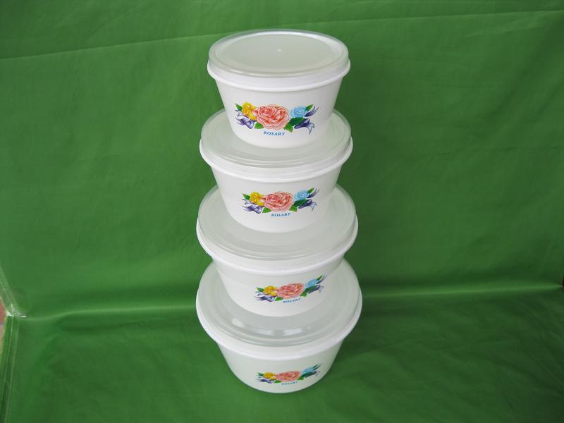 保鲜碗三件套 冰箱收纳盒 微波炉促销礼品保鲜碗 可印客户logo