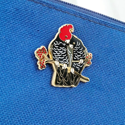 Red Berries Brooch Cultural – Yaxa sancaqları