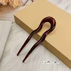 Red Chinese hairpin