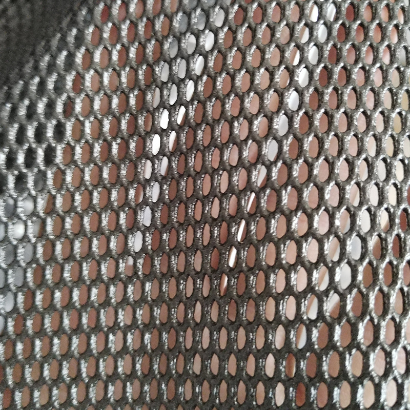 PVC防滑垫地垫网布镂空透气圆孔黑色防倒垫大六角网防水商用防滑