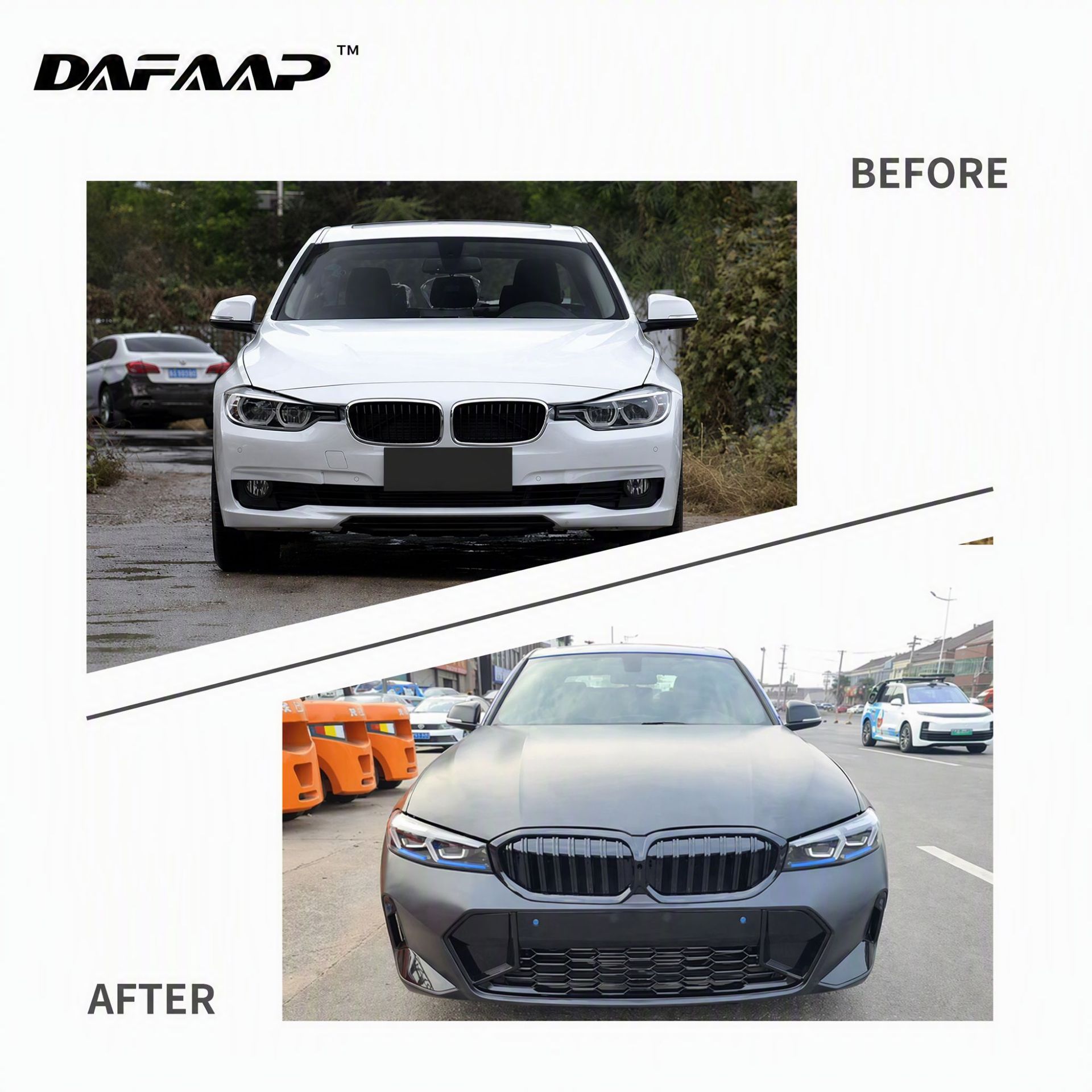 Brand New Car Modification, Suitable for 3 Series F30 Modified to G20 Late-Model Mt Body Kit, Bmw G20 Body Kit