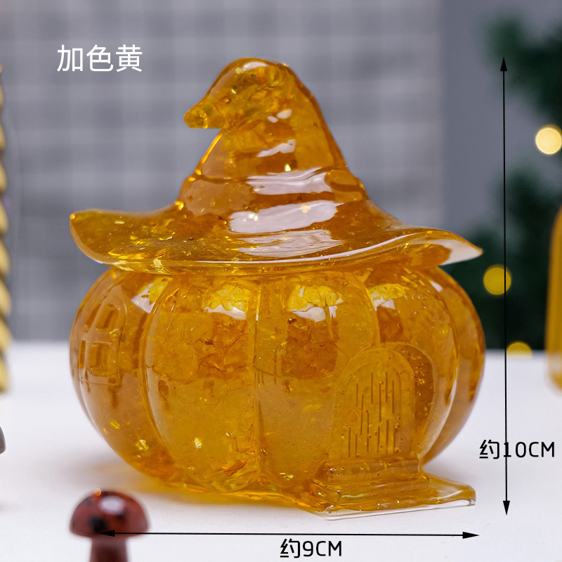 노란색 추가(접착제 자갈 호박 스타일)